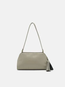 Tassel Shoulder Bag - Taupe