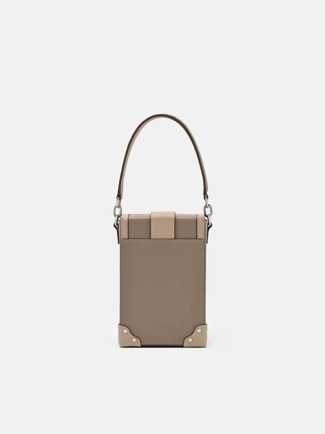 Tex Leather Crossbody Bag - Multi Tumble