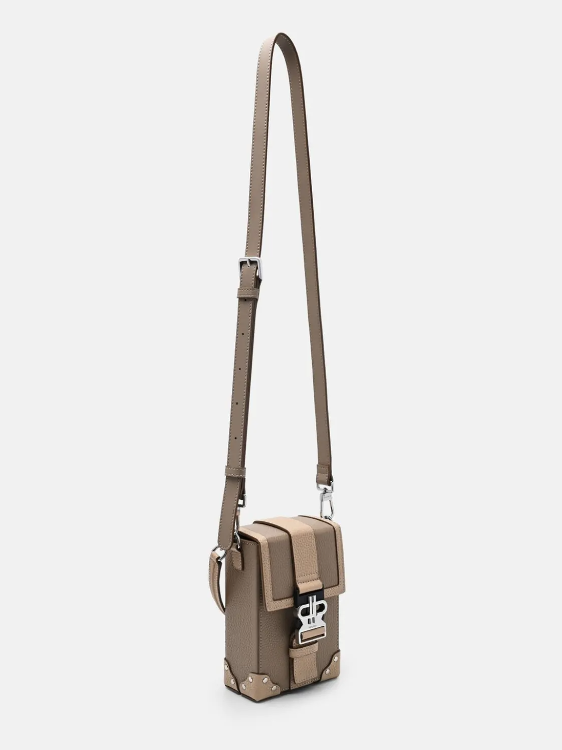 Tex Leather Crossbody Bag - Multi Tumble