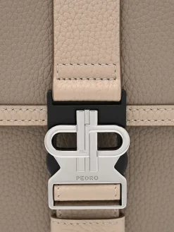 Tex Leather Crossbody Bag - Multi Tumble