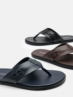 Thong Sandals - Navy