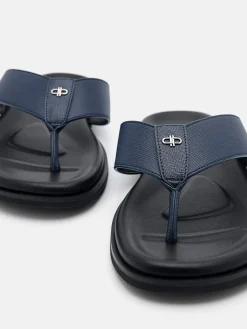 Thong Sandals - Navy