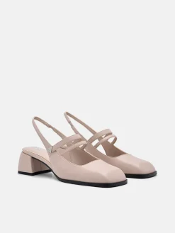 Tria Heel Pumps - Nude