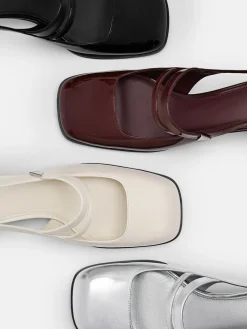 Tria Heel Pumps - Silver