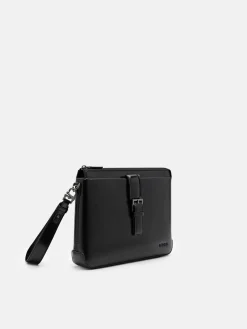 Tyson Clutch Bag - Black