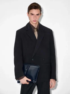 Tyson Clutch Bag - Navy
