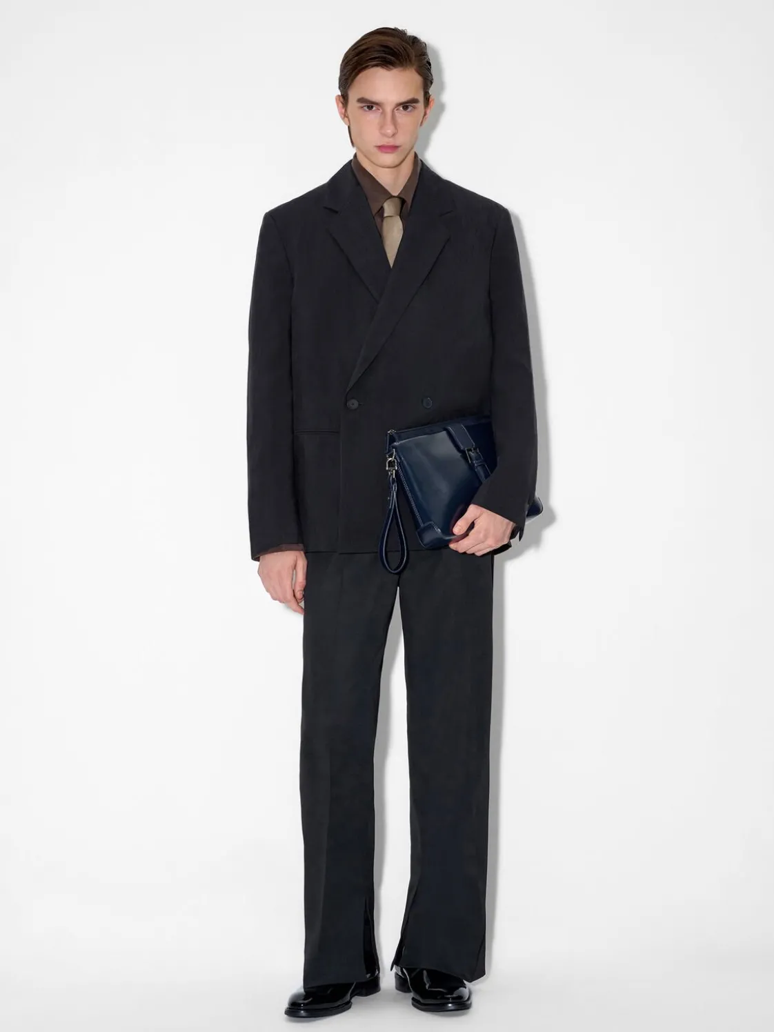 Tyson Clutch Bag - Navy