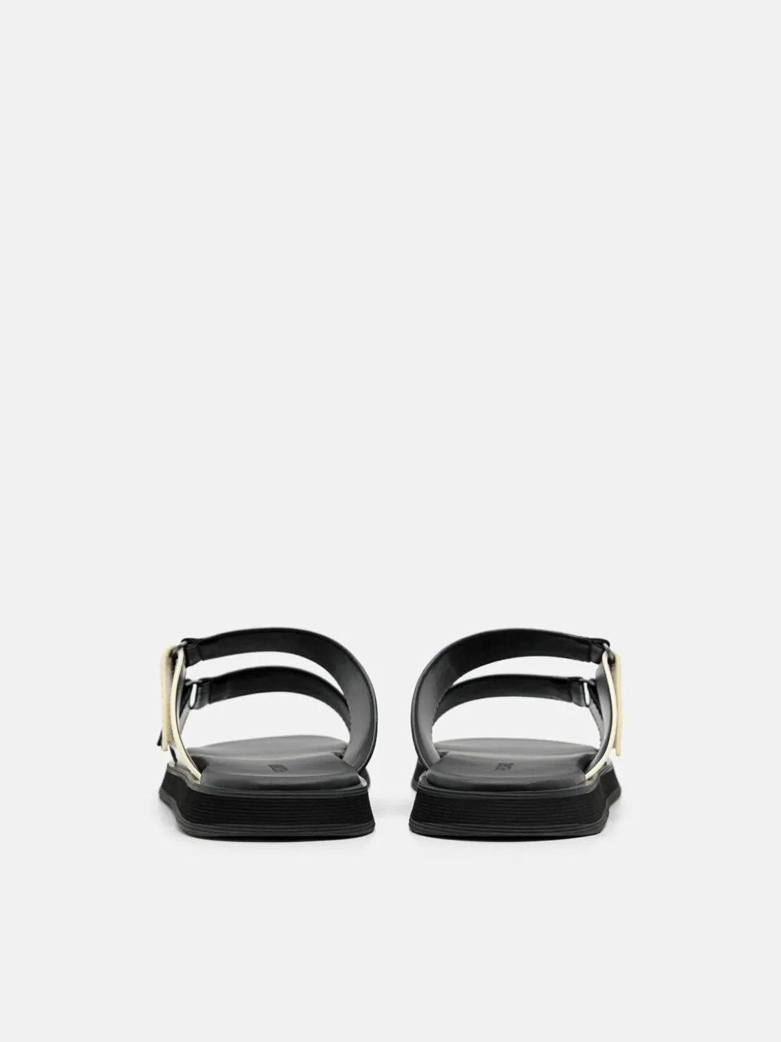 Velcro Slide Sandals - Black
