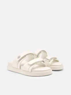 Velcro Slip-On Sandals - Chalk