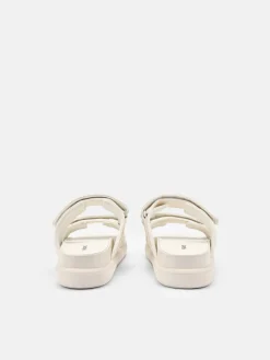 Velcro Slip-On Sandals - Chalk