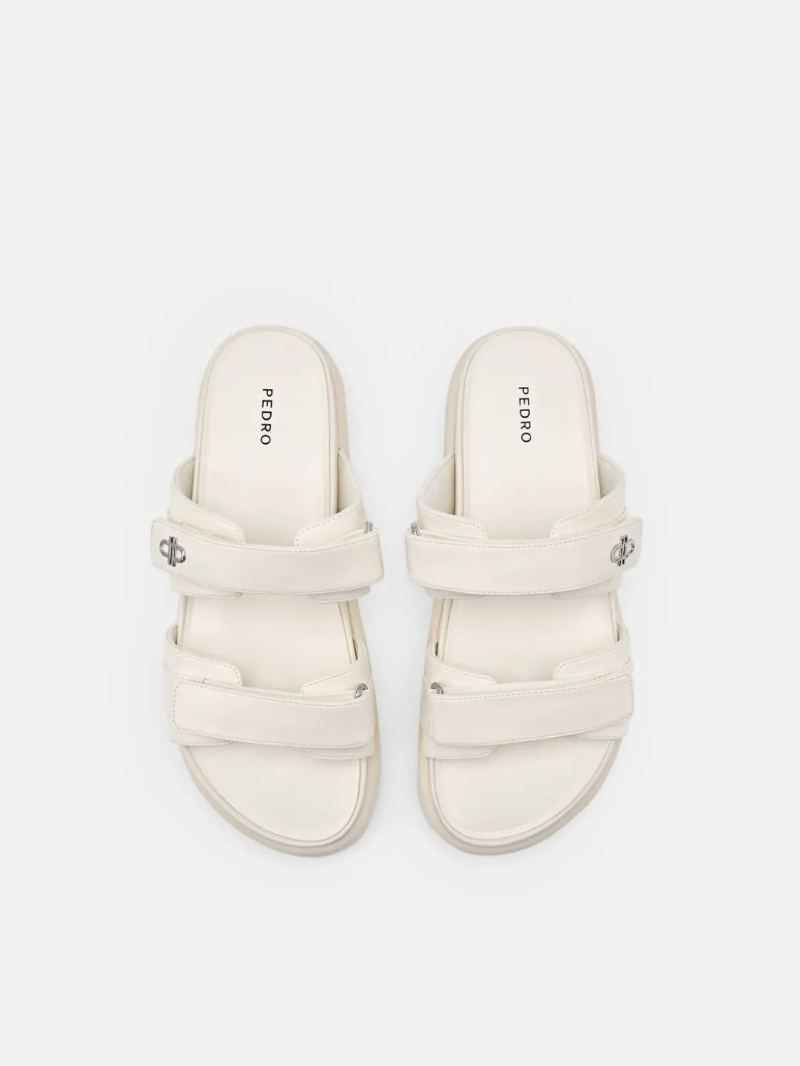 Velcro Slip-On Sandals - Chalk