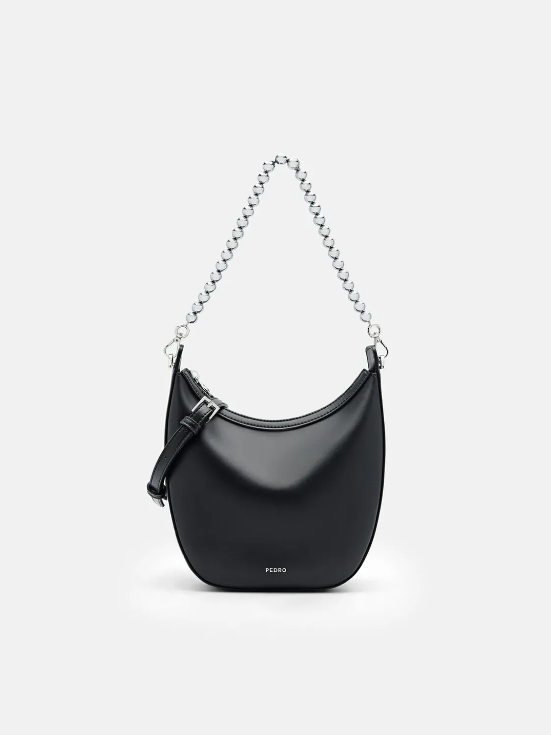 Vivi Chain Shoulder Bag - Black