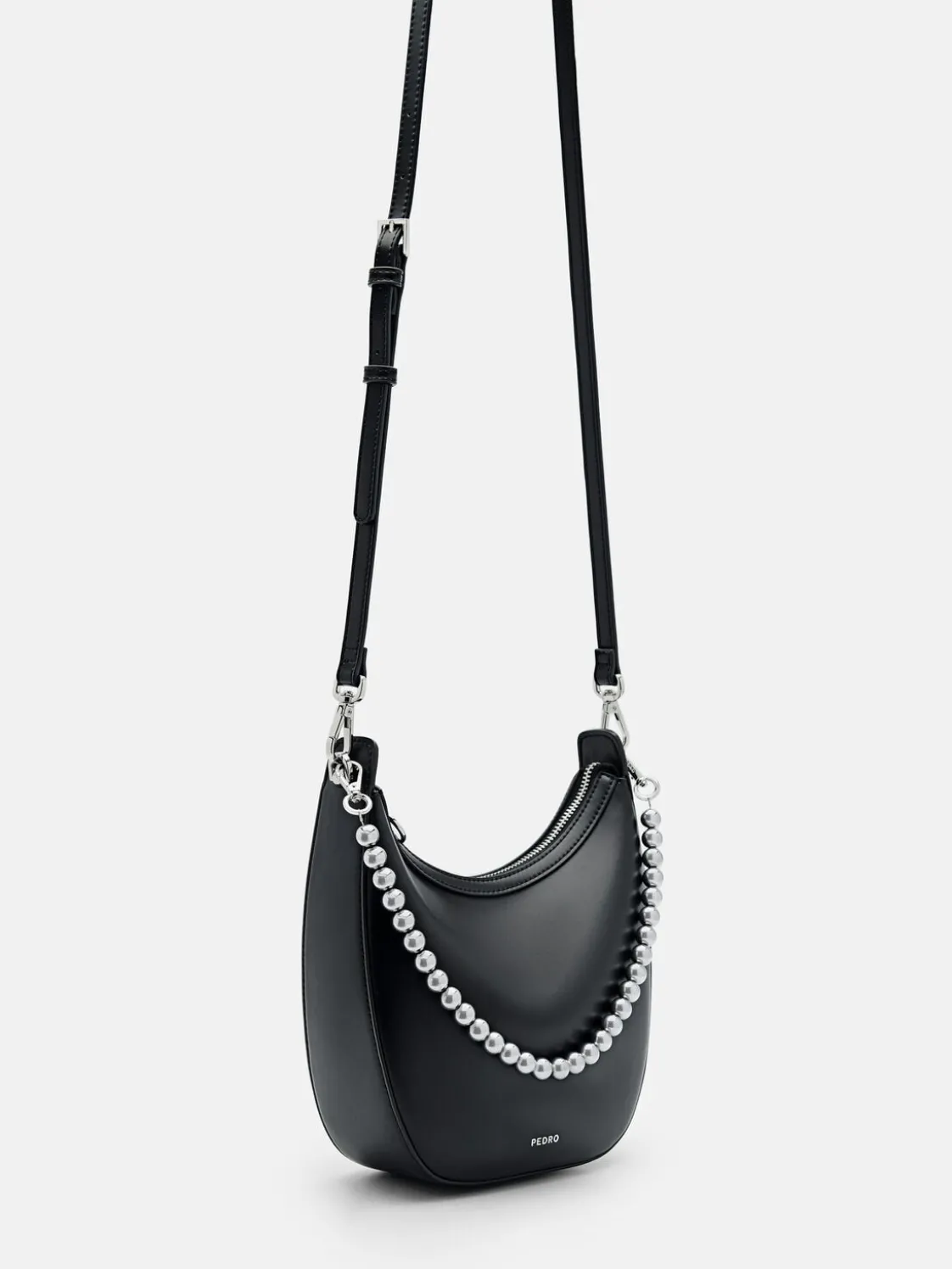 Vivi Chain Shoulder Bag - Black