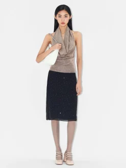 Vivi Chain Shoulder Bag - Chalk