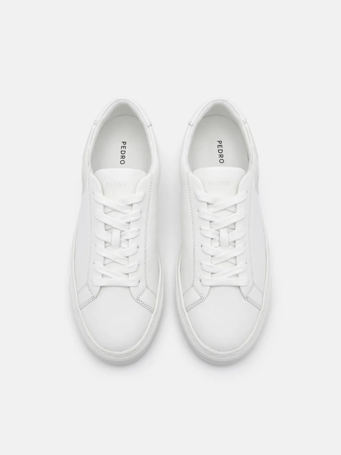 Women's Leather Sneakers - White