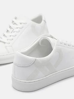 Women's Leather Sneakers - White