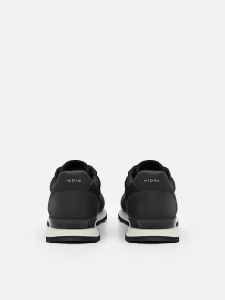 Women's Track Nylon Sneakers - Black
