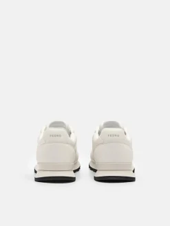 Women's Track Nylon Sneakers - White