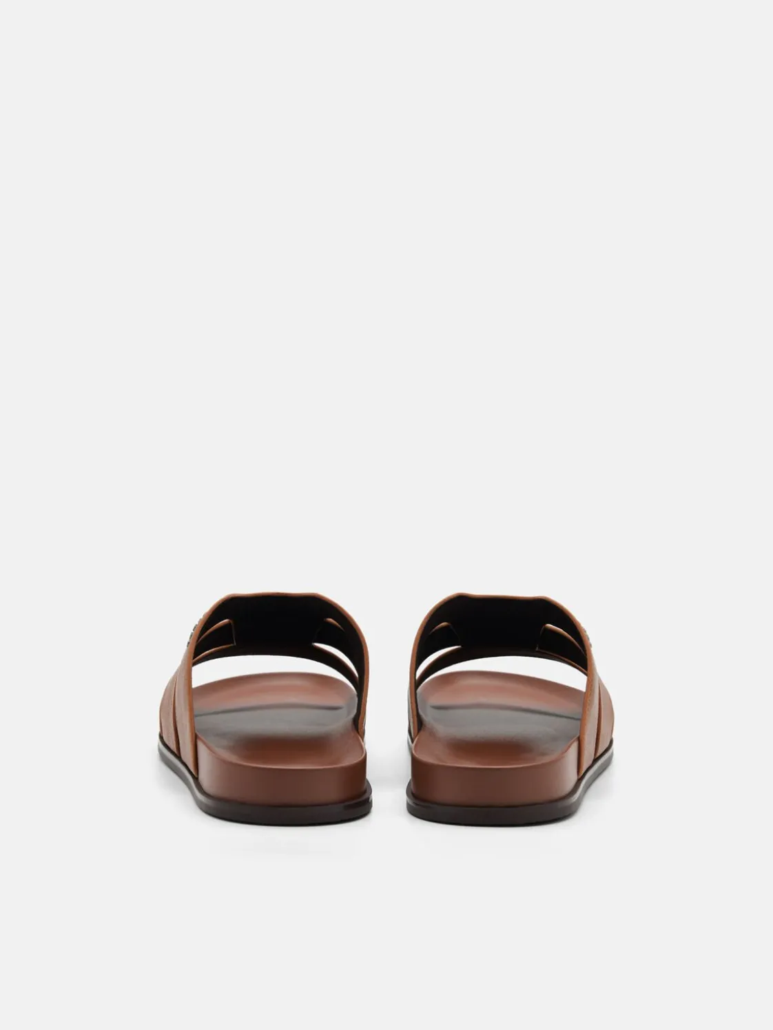 Woven Slide Sandals - Camel