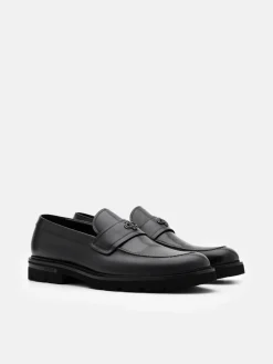 Wyatt Leather Loafers - Black