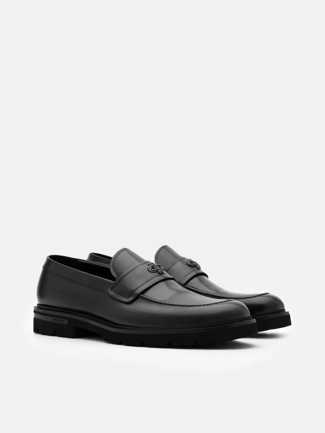 Wyatt Leather Loafers - Black