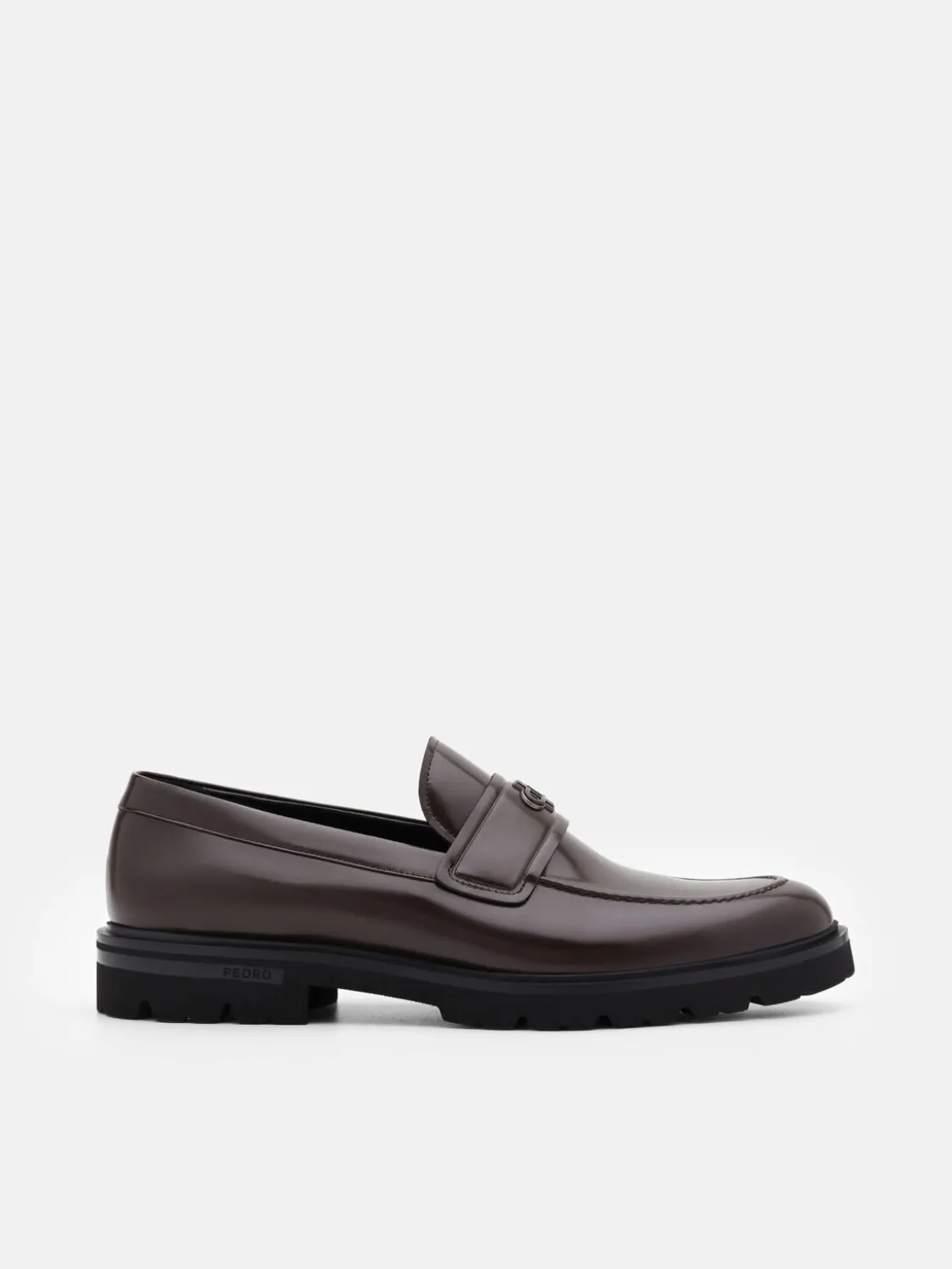 Wyatt Leather Loafers - Dark Brown