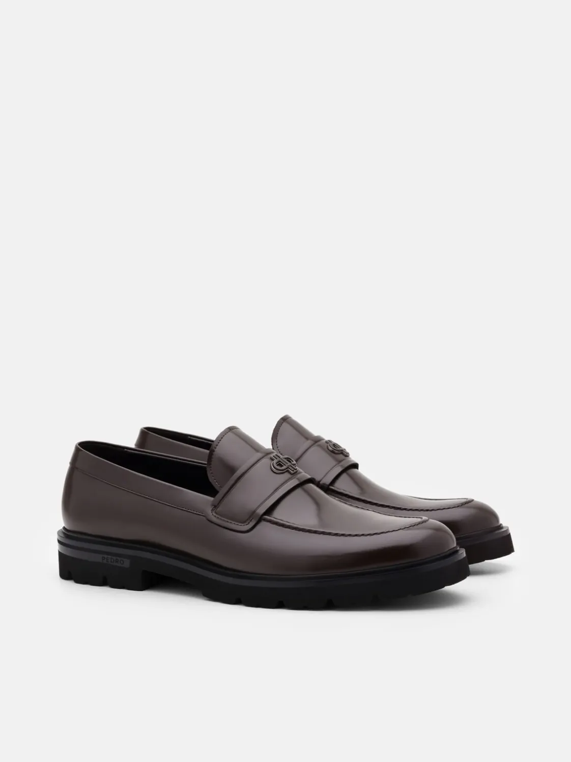 Wyatt Leather Loafers - Dark Brown