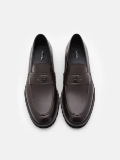 Wyatt Leather Loafers - Dark Brown