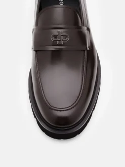 Wyatt Leather Loafers - Dark Brown